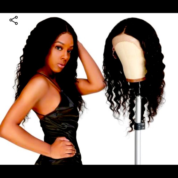 100%Brazilian Human HairLace Wig Deep Wave 26